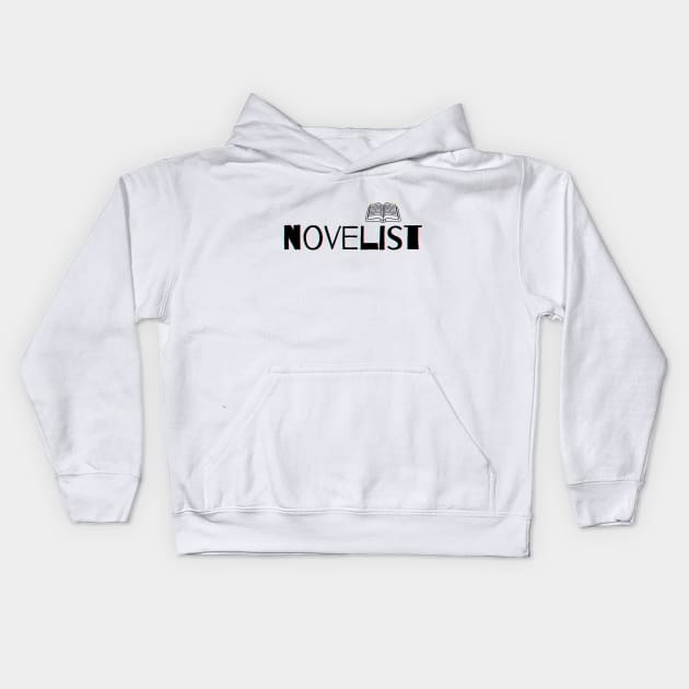 Novelist Kids Hoodie by PetraKDesigns